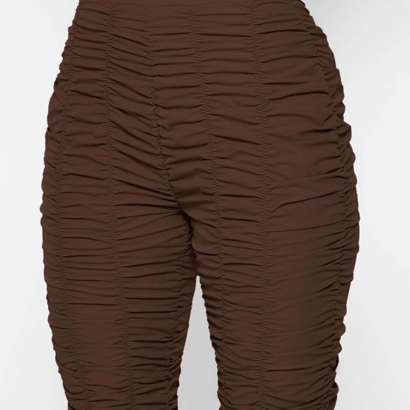 Nwt; VINTAGE MANIERE DE VOIR AVANT GARDE DRAPERY PANTS🤎 - Picture 5 of 13